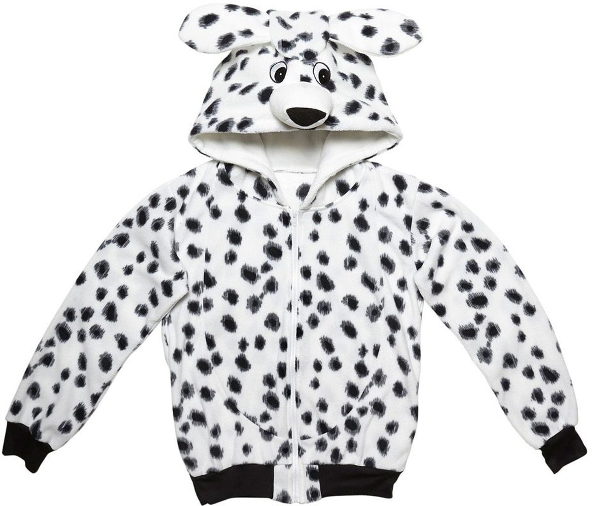 Hond & Dalmatier Kostuum | Grappige Hoodie, Dalmatier Kostuum | Small / Medium | Carnaval kostuum | Verkleedkleding